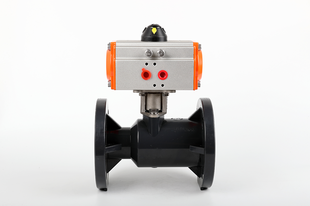 荆州气动法兰一体球阀